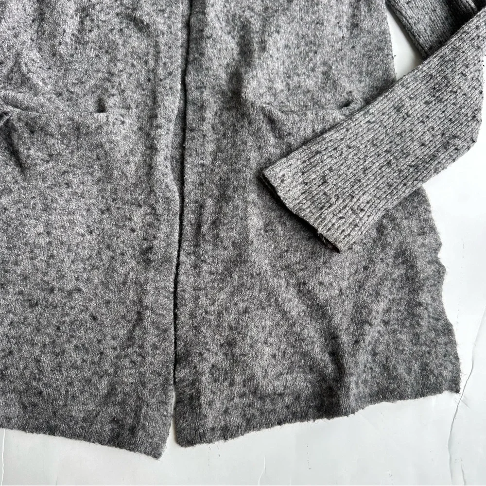 Gap Open Front Hood Wool Cardigan Sweater